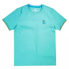 Hilsboro Chest Hit Multi Bunny Tee (Coastal Blue) /D14