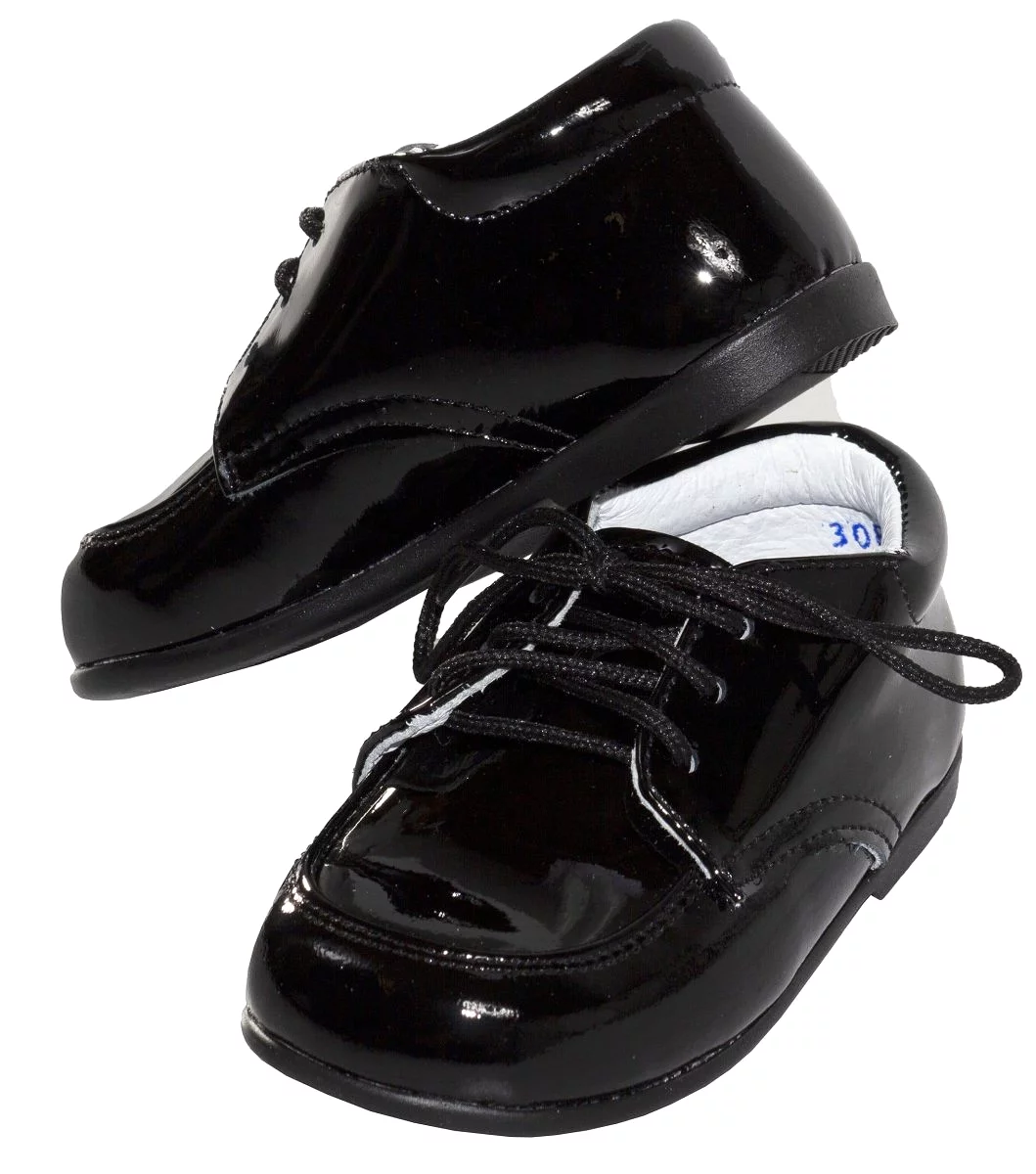 Infant Black Formal Patent Shoe - Ethan