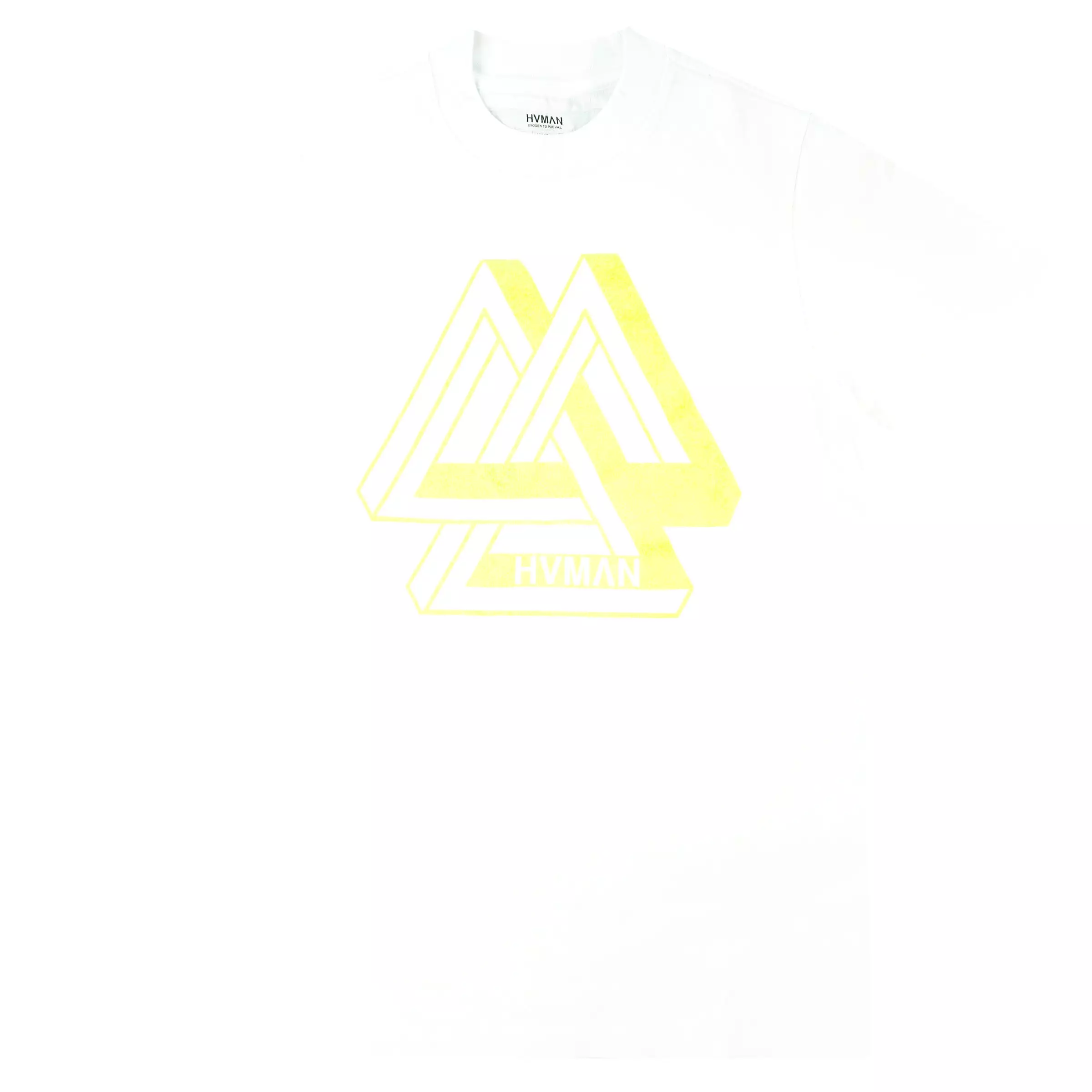 Infinity Triangle Tee (White) /D16