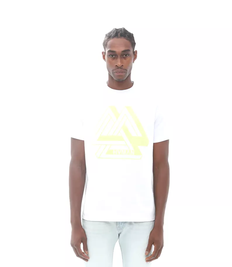 Infinity Triangle Tee (White) /D16