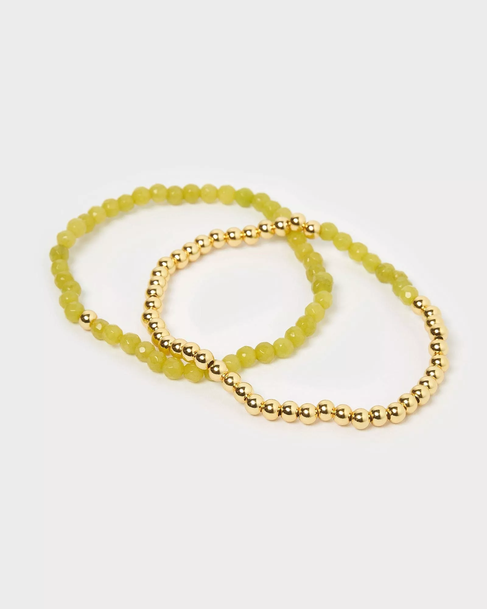 Izoa August Birthstone Bracelet Set