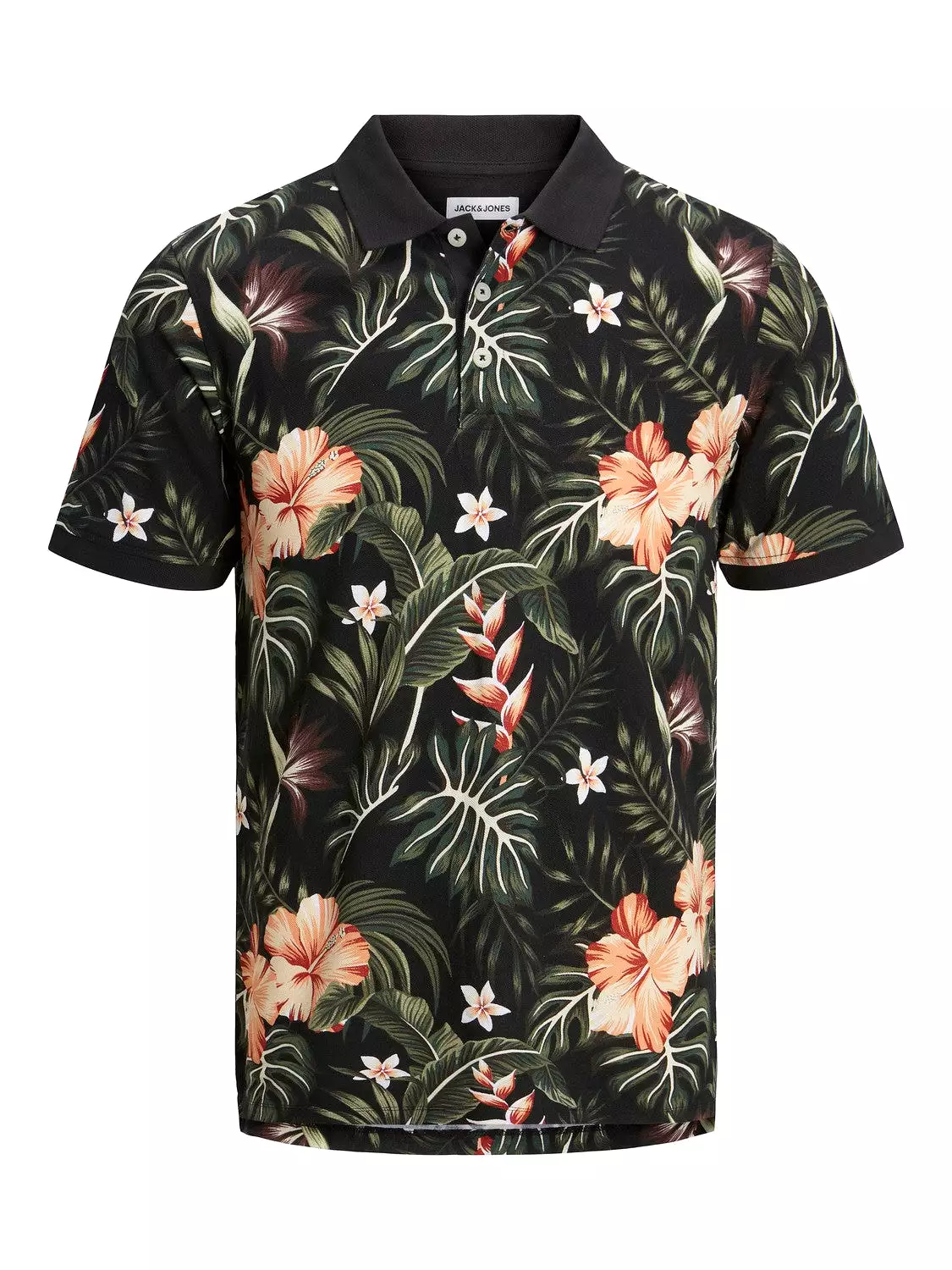 Jack & Jones Men's TROPICANA Hawaiian Polo Shirt