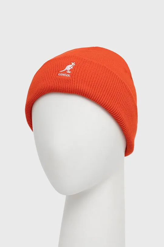 Kangol beanie orange color