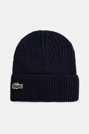 Lacoste wool beanie black color RB0001