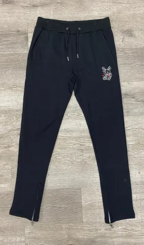 LUCKY CHARM FLEECE PANTS BLACK