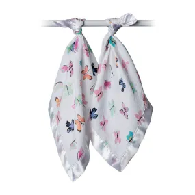 Lulujo Security Blankets 2pk Muslin Cotton - Butterfly