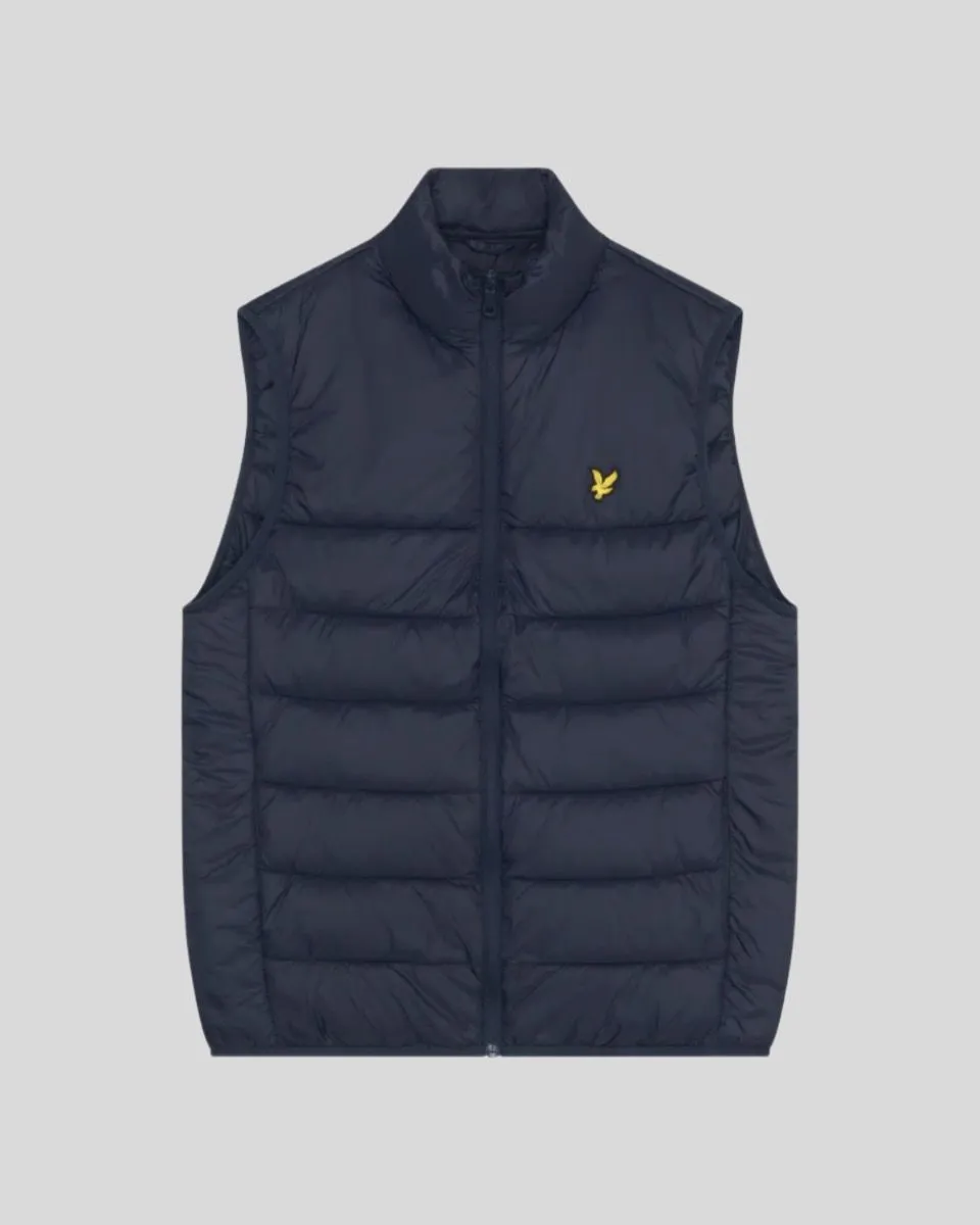 Lyle & Scott Wadded Quilted Gilet Dark Navy