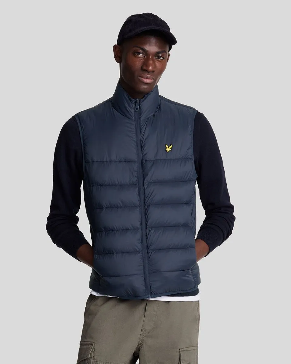 Lyle & Scott Wadded Quilted Gilet Dark Navy