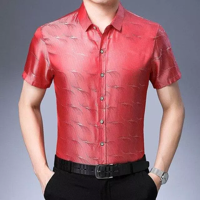 Manson Satin Summer Shirt For Men