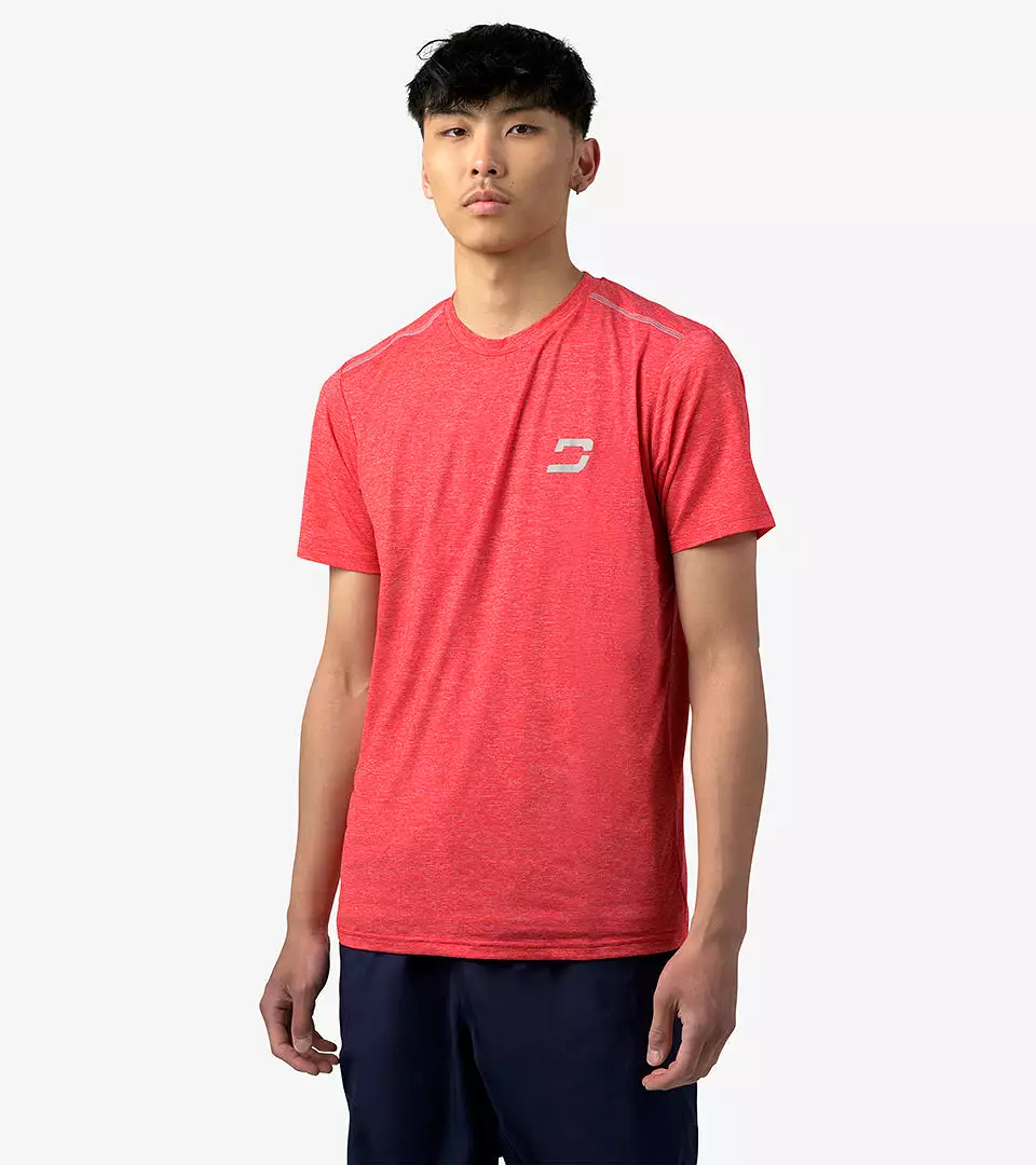 MEN'S FLEK STRETCH SPORTS T-SHIRT - RED