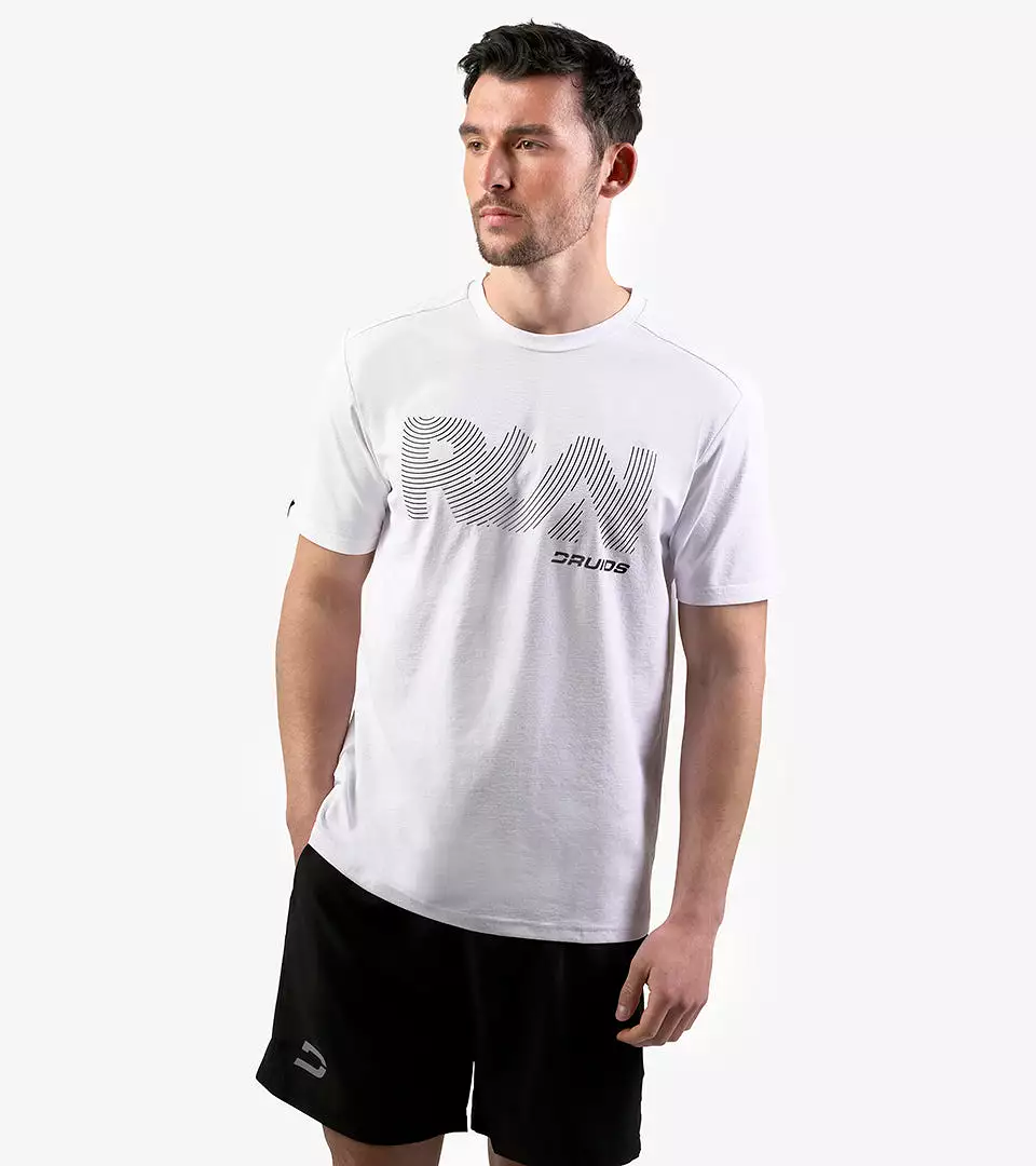 MEN'S RUN SPORTS T-SHIRT - WHITE