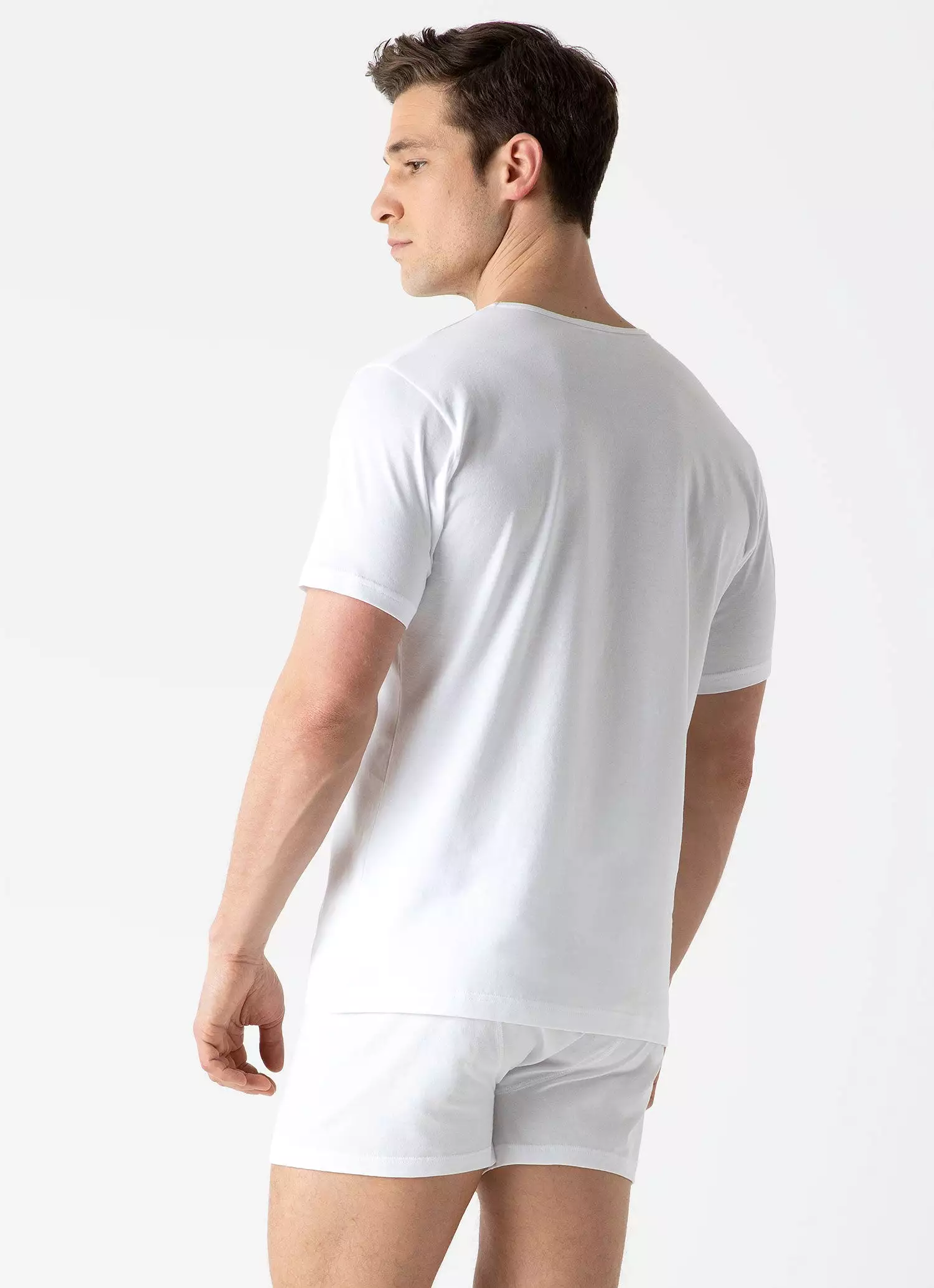 Men's Superfine Underwear T-shirt in White