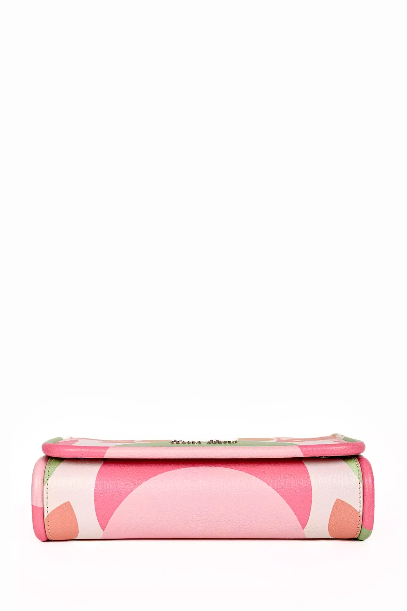 Miu Miu Green/Pink Floral Print Silver Chain Bag