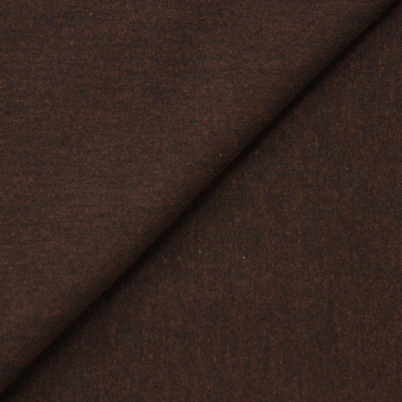 Monti Clark Melange Brown Brushed Cotton Shirt