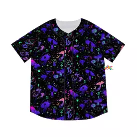 Mushroom Cult Men's Rave Baseball Jersey