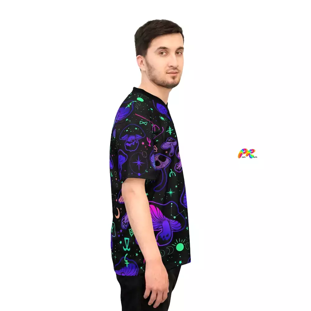 Mushroom Cult Rave Unisex Football Jersey