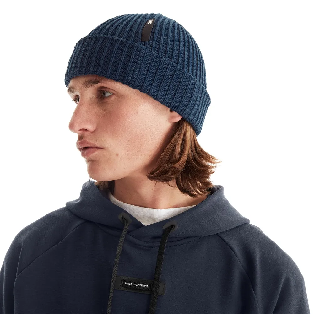 Navy QC Studio Beanie | BL24-Z0DG | On