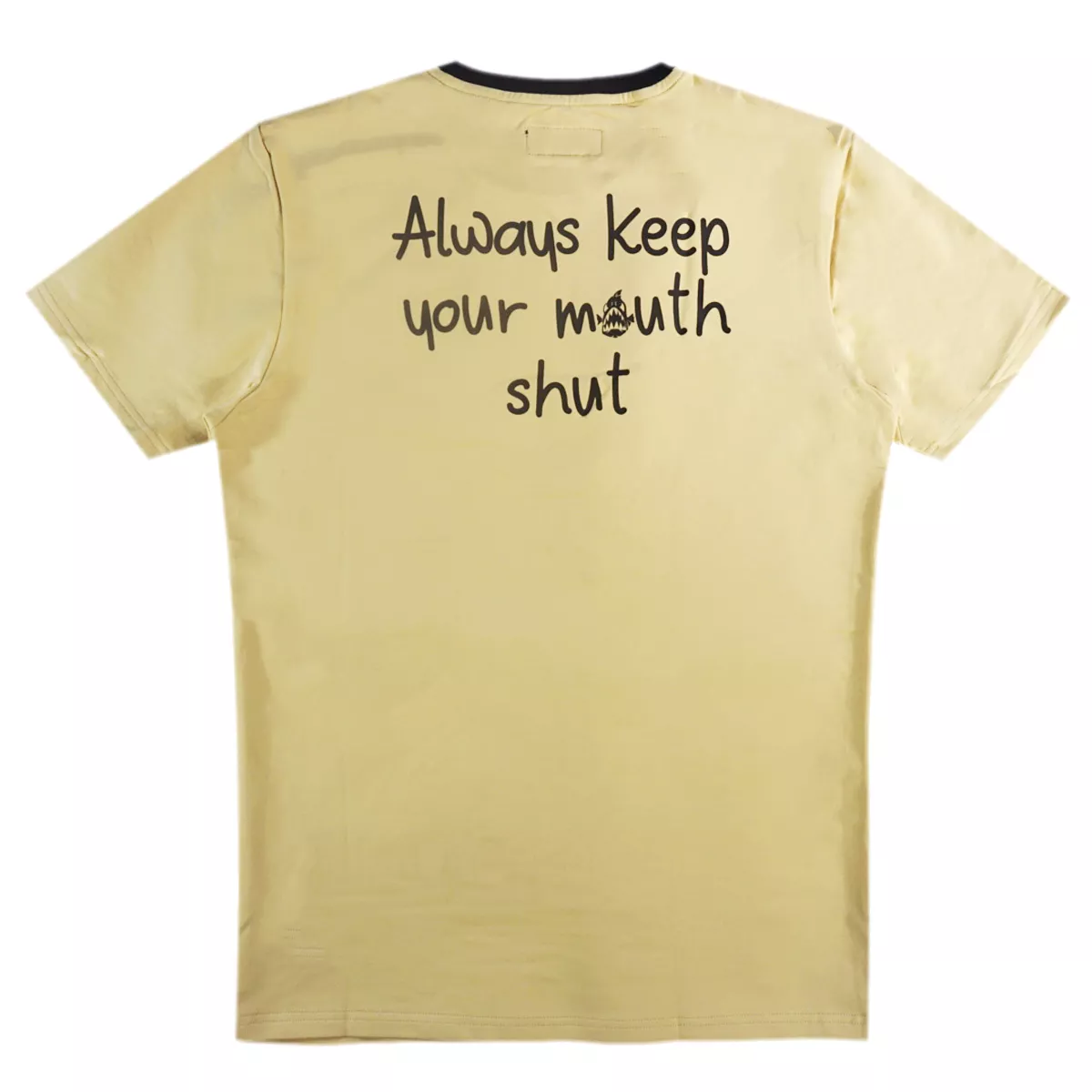 Never Rat Swim With The Fishes Pocket Tee (Chardonnay Khaki) /D17