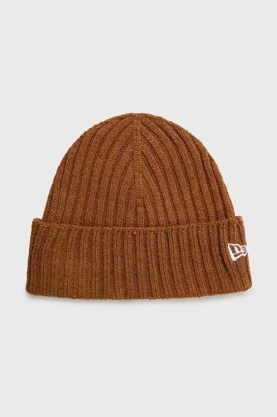 New Era beanie Cuff Beanie brown color 60364240