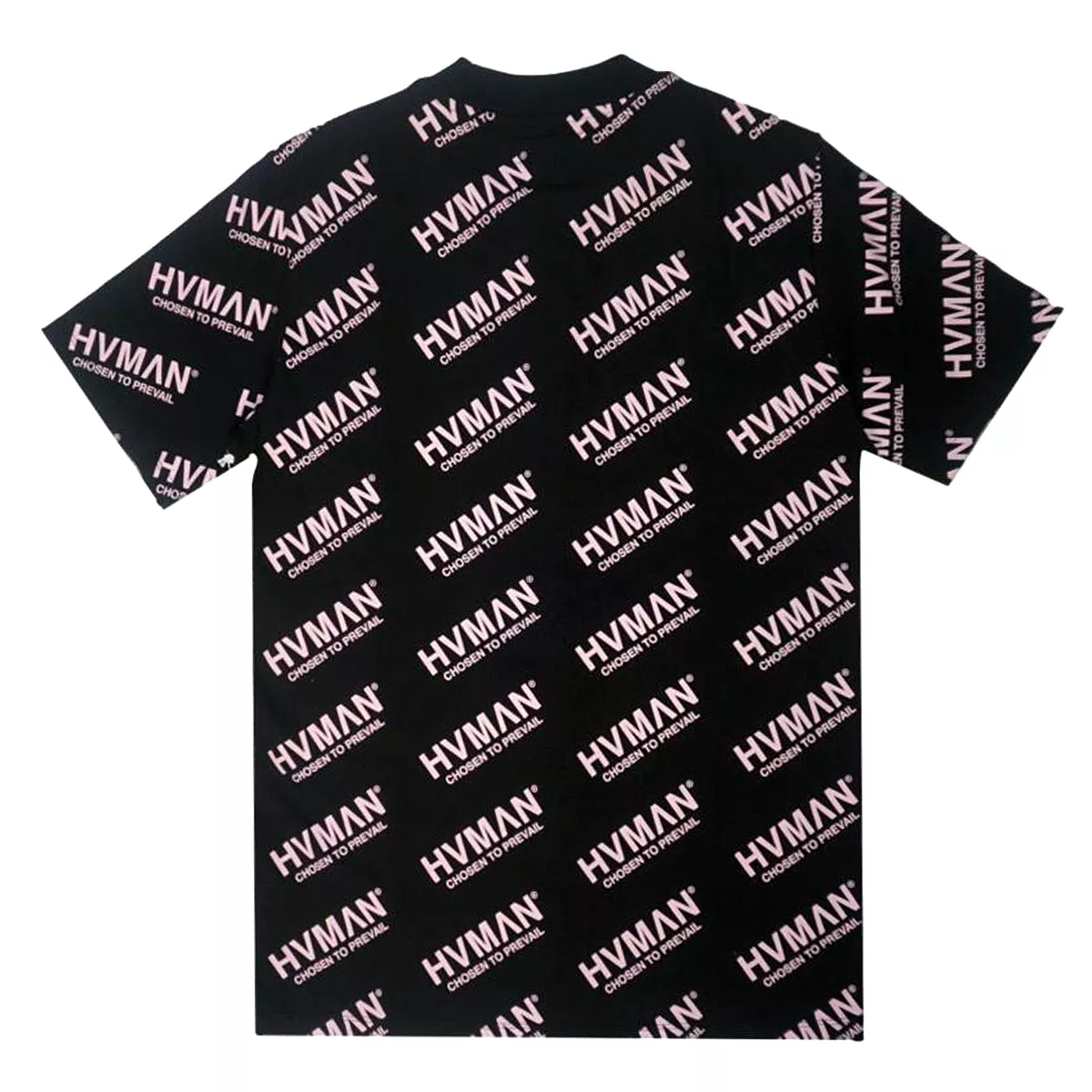 Novelty Repeat Tee (Black/Dusty Pink) /D10