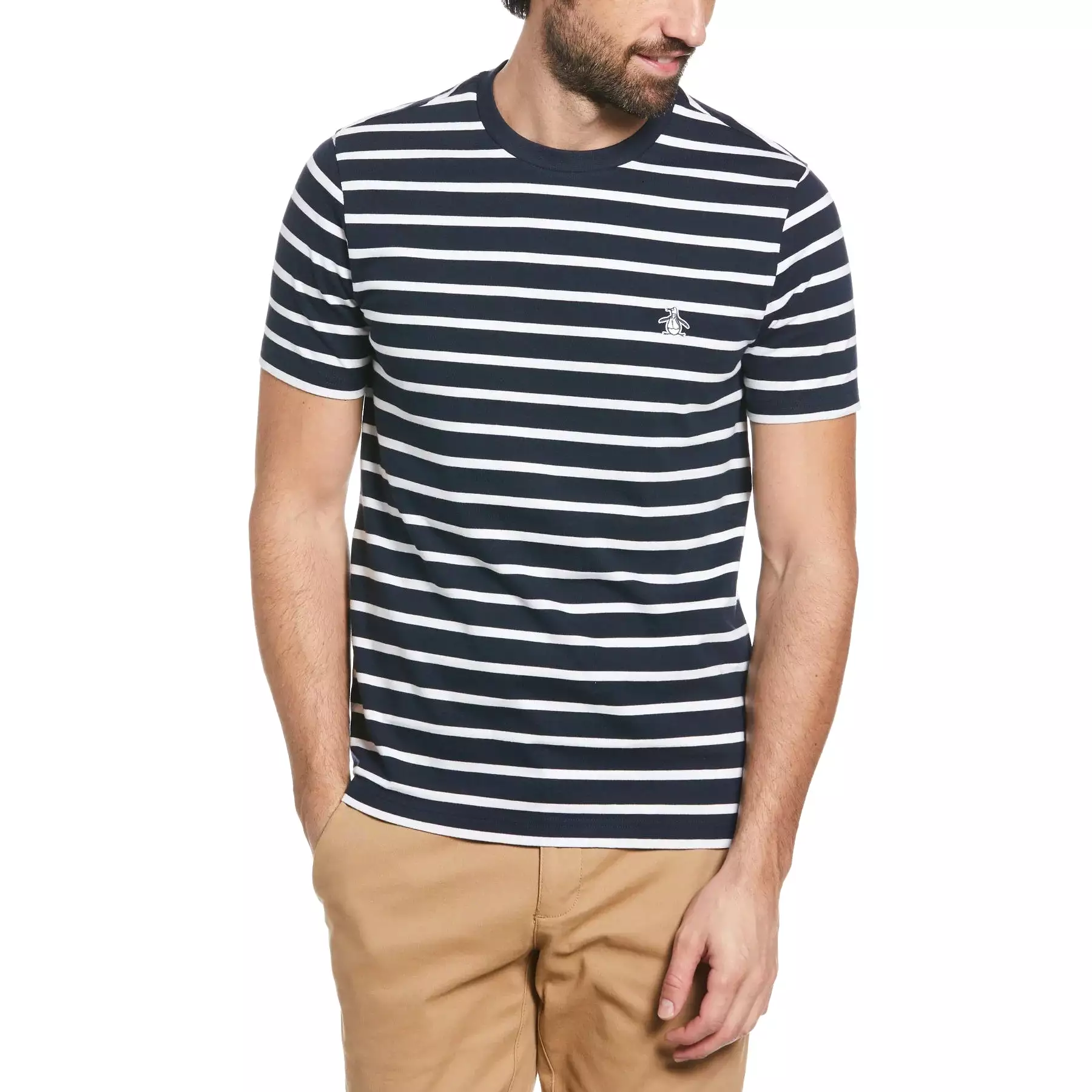 Original Penguin Men's 'Breton' Stripe T-Shirt - Short Sleeved