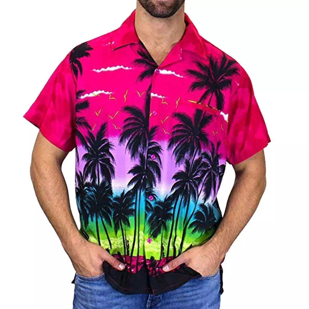 Palm Tree Hawaiian Shirt For Men