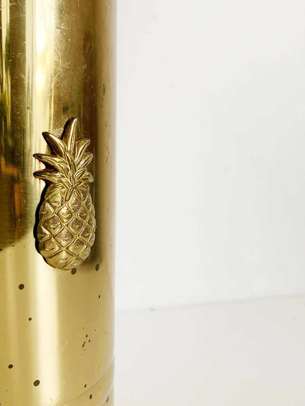 Pineapple Brass Matchstick Box