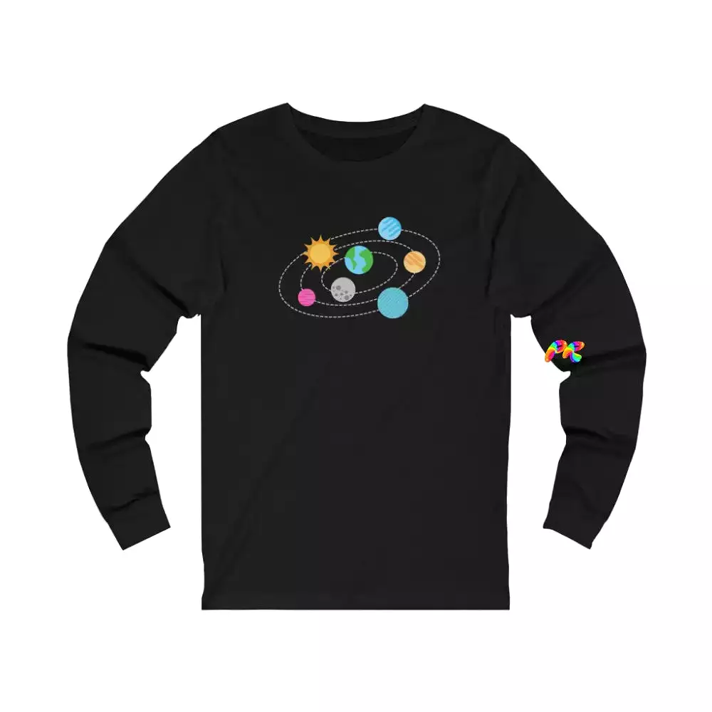 Planets Unisex Jersey Long Sleeve T-Shirt