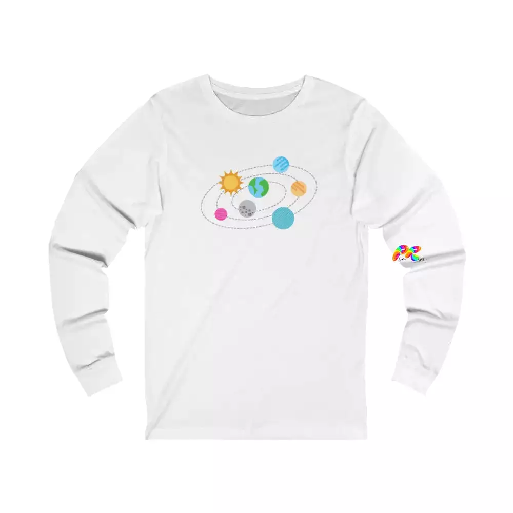 Planets Unisex Jersey Long Sleeve T-Shirt