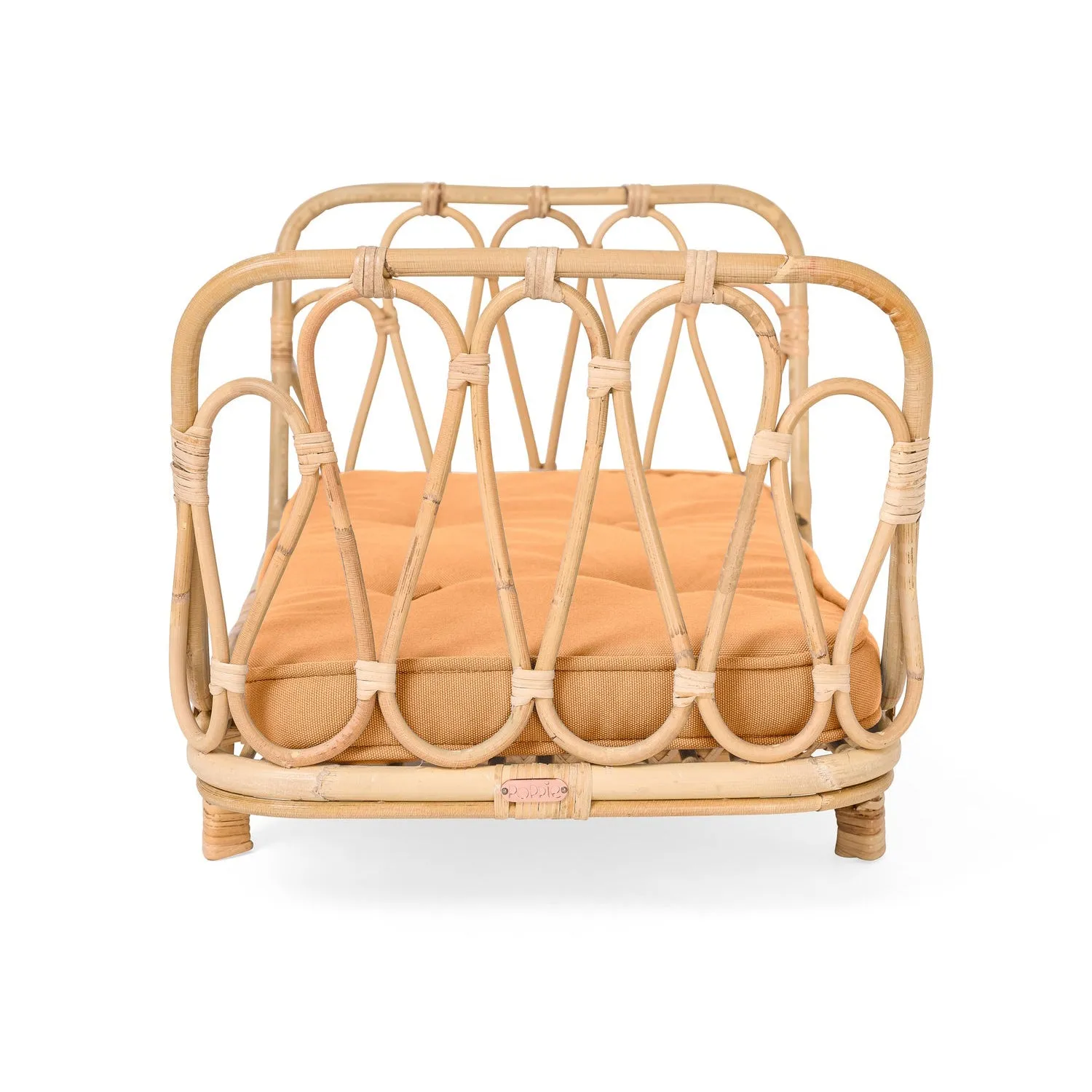 Poppie Rattan Doll Day Bed - Clay