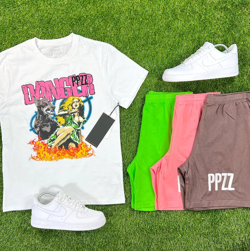 PPZZ x Rich People Dangerous Tee (Wht/Multi) /D2