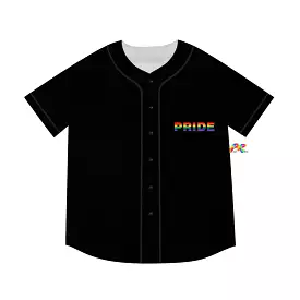 Pride Men's Black Festival Baseball Jersey