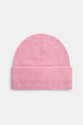 Samsoe Samsoe wool beanie pink color