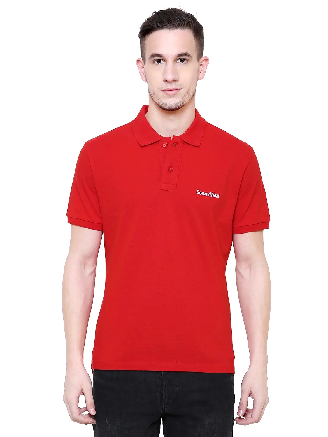 SeeandWear Men's Polo Collar T-Shirt