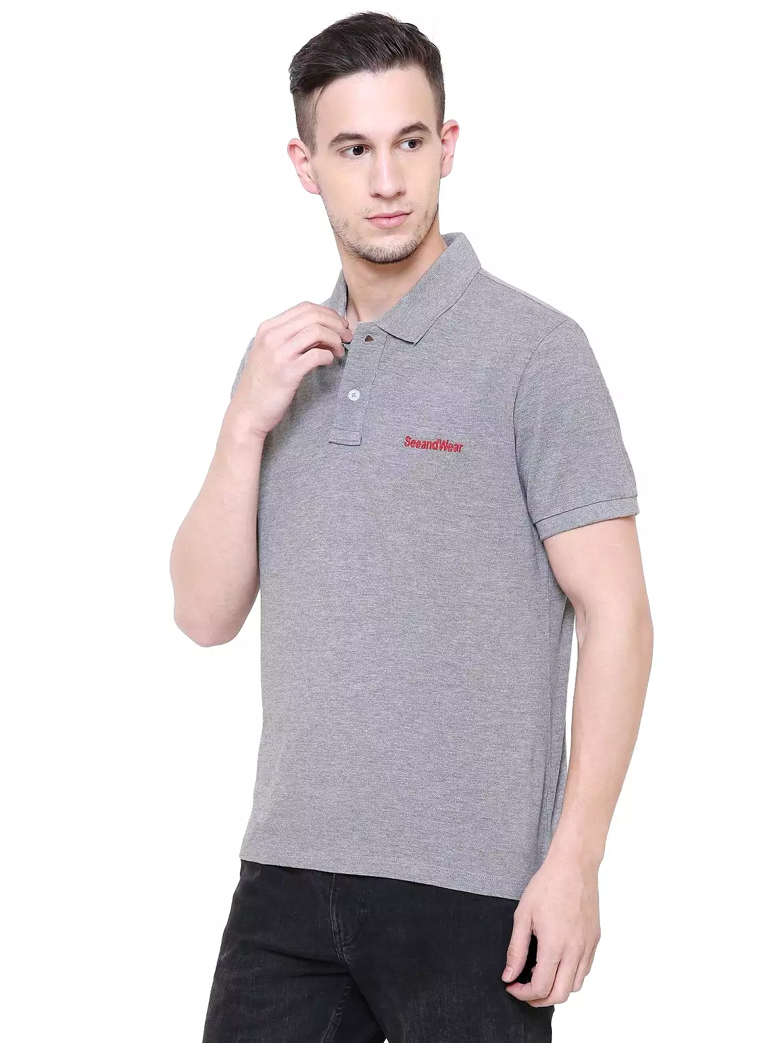 SeeandWear Men's Polo Collar T-Shirt