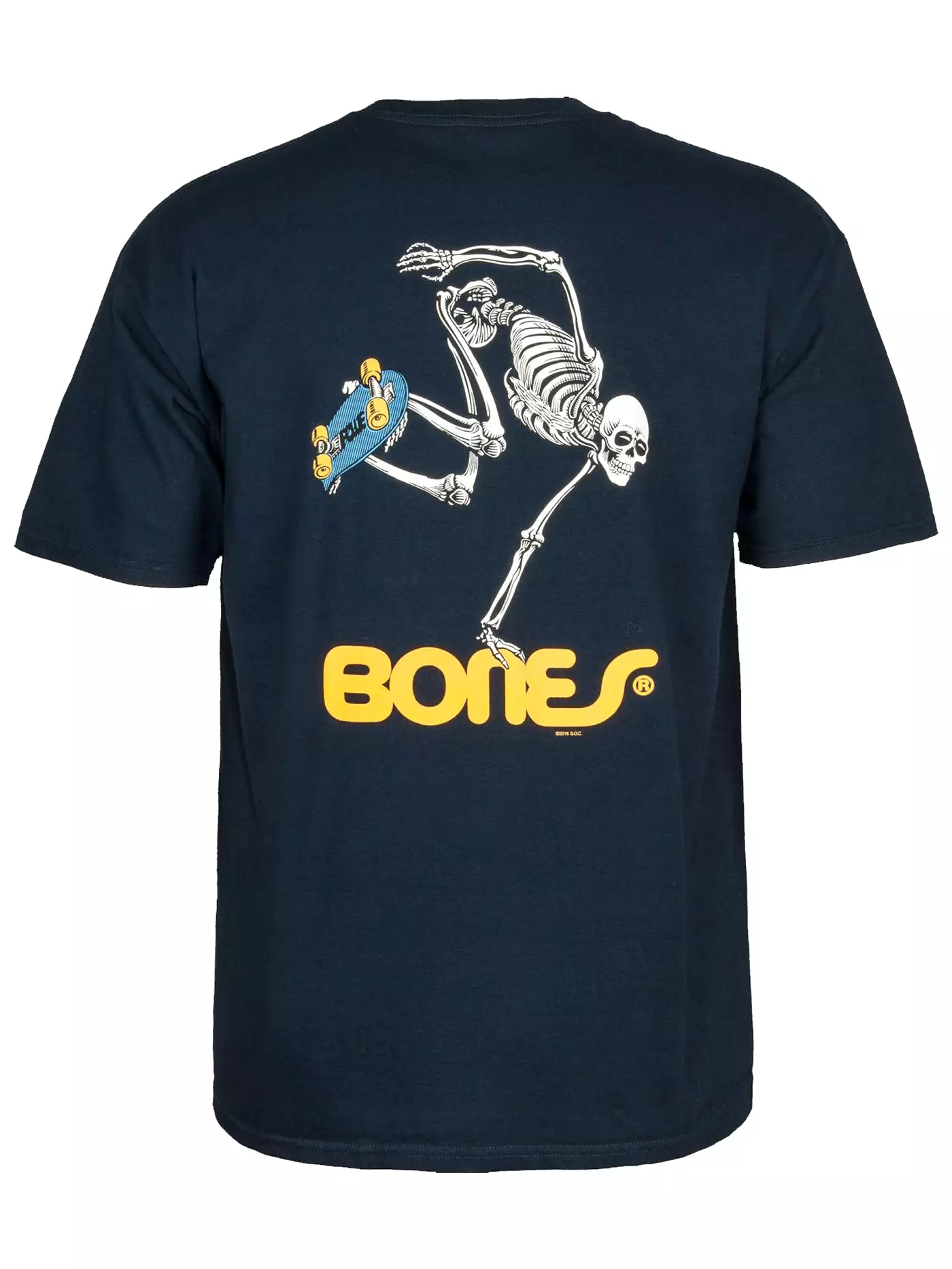 Skateboard Skeleton Short Sleeve T-Shirt