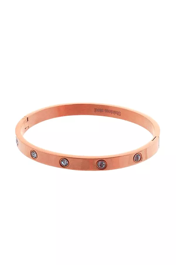 Stainless Steel Cubic Metal Bracelet