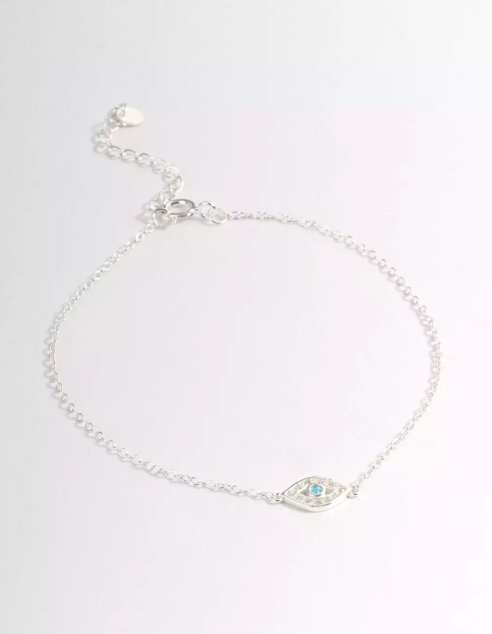 Sterling Silver Evil Eye Bracelet