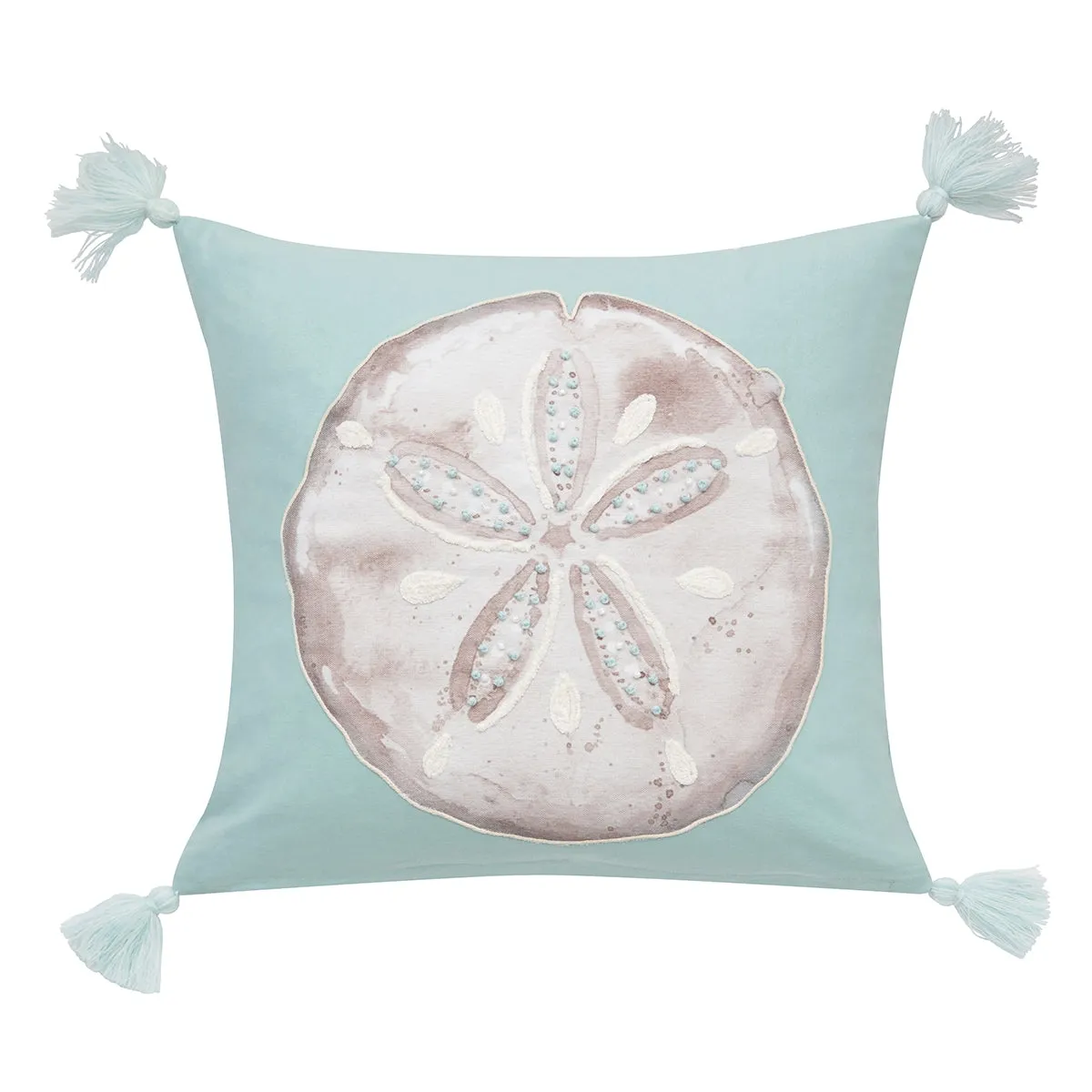 Textured Sand Dollar Pillow