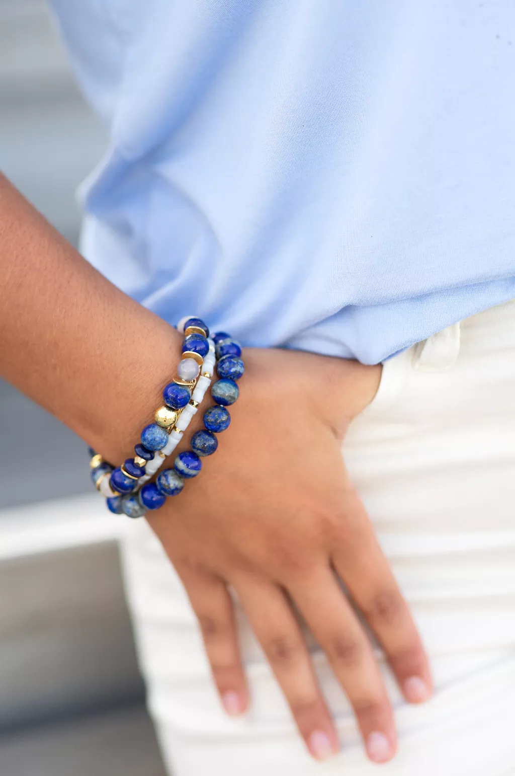 The Amalie Bracelet Stack by Annie Claire Designs