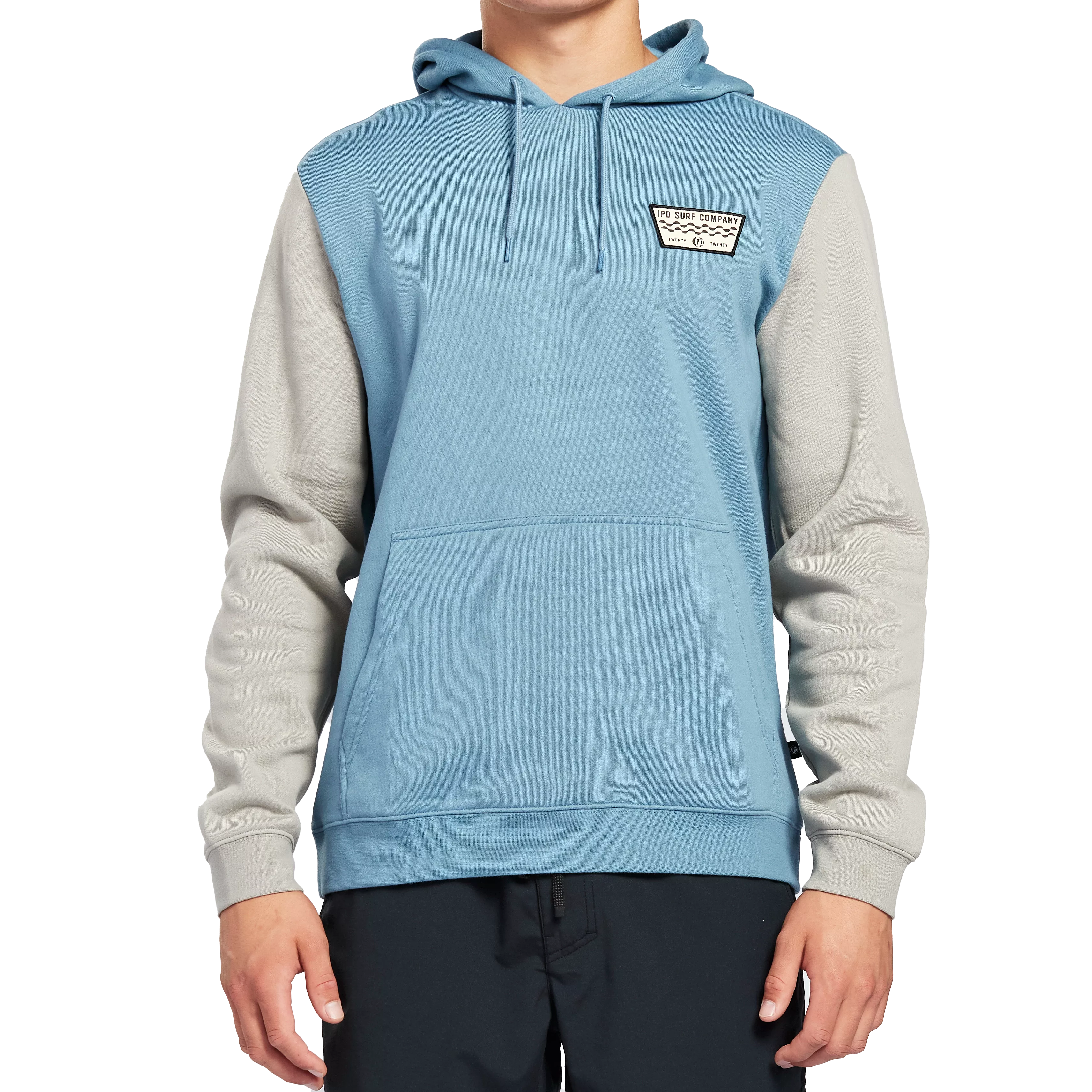 Throttle Blocked Pullover Fleece Hoodie