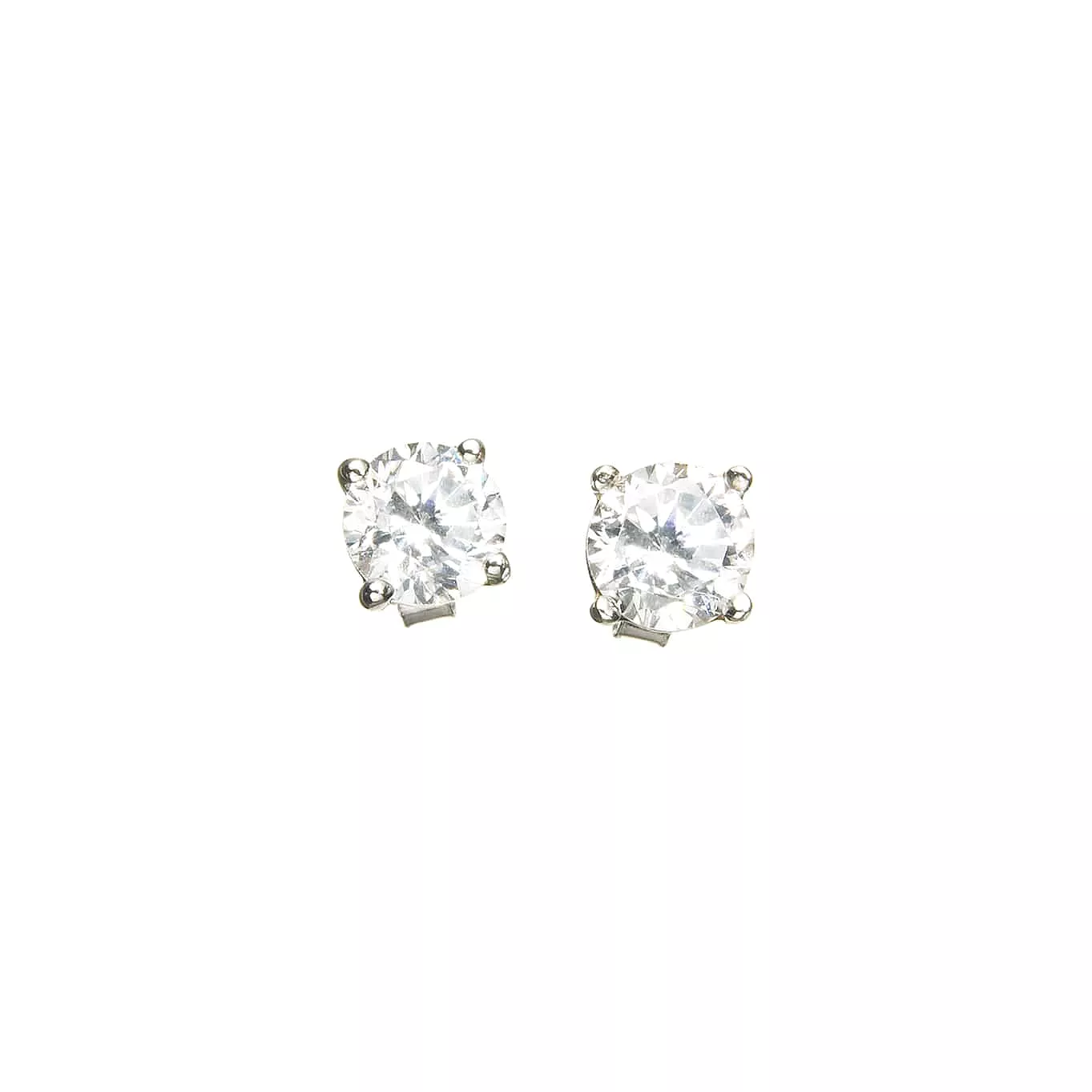 Tiny Diamond Stud Earrings, 2mm, 2.5mm, 3mm