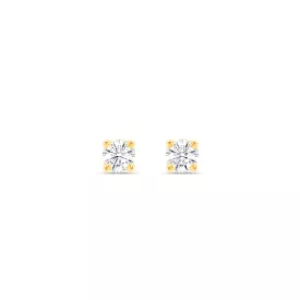 Tiny Diamond Stud Earrings, 2mm, 2.5mm, 3mm