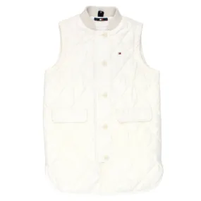 Tommy Hilfiger Cream Quilted Gilet