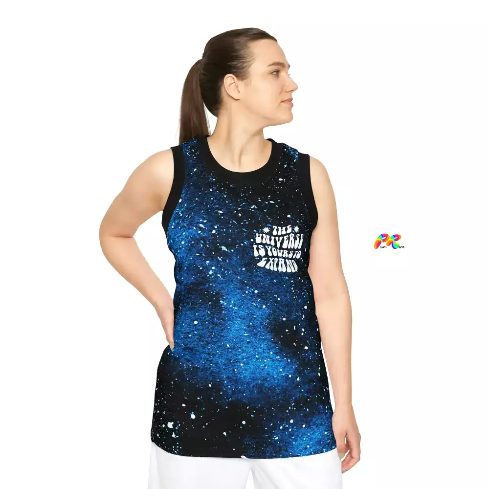 Unisex The Universe Is Yours Basketball Jersey