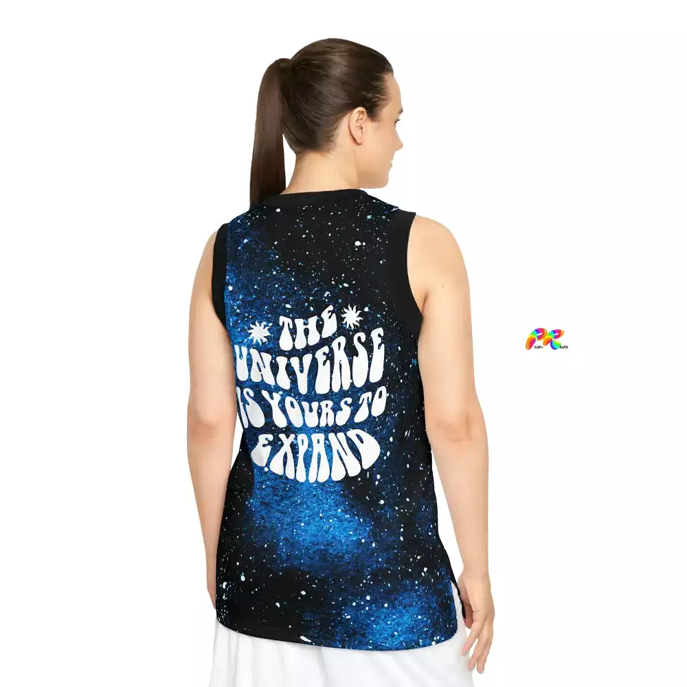 Unisex The Universe Is Yours Basketball Jersey