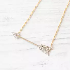 Victorian Diamond Arrow Conversion Necklace