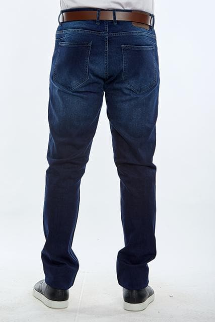 Washed Slim-Fit Jeans - Dark wash