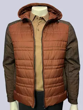 Waterville Men's Miles Quilted Jacket - ORANGE