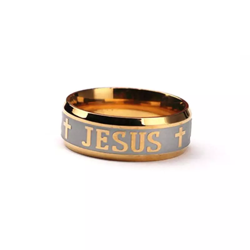 Wedding Rings - Jesus Cross Ring